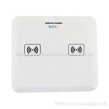 Wireless charger for Nokia, can charge smartphone by two at the same time